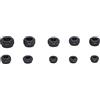 YWBL-WH Estrattore per Dadi Esagonali, Set di Estrattori per Dadi Rotti 10 Pezzi Strumento di Smontaggio per Rimozione Esagonale 9-19 Mm per Riparare lo Smontaggio di Dadi, Set di