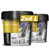 JOVIRA PINTURAS Pittura Antimuffa (8 Litri). Previene la muffa. Resistente alla comparsa di muffe sui muri. Aspetto opaco. (2x4 Litri, Bianco). E-3-2