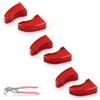 BlitzPro Pinze protettive per Knipex Cobra 250 - Ganasce protettive in gomma TPU per Knipex Cobra Pinza Armature Modello 87 XX 250 dal 2007, le parti di ricambio sono utilizzate per ridurre i graffi (3 paia