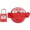 Rosvola Blocco valvola a saracinesca cromato, anti-invecchiamento, blocco valvola Tagout, resistente al calore con serratura per rubinetto dell'acqua gas