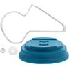 GARIOUANS Accessori per Tagliaerba Senza Fili, Kit 4 Pezzi Blu | Ricambi per Tagliaerba Elettrico, Copertura Base, Rondella e Dado, PP e Acciaio, per Giardino