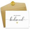 Spercy 11 biglietti di proposta per damigella d'onore con busta, 8 Will You Be My Bridesmaid, 2 Will You Be My Maid of Honor, 1 Will You Be My Matron of Honor