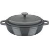 Gsw Solid cast iron casserole dish - GSW - GRAY SHADOW - 30 cm - Round - Induction - Gray