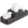Delock Set Keystone LSA con staffa RJ45/RJ11 Cat.6 nero