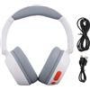 Gistuch Cuffie Bluetooth per bambini, con luci LED colorate, tecnologia Bluetooth 6.0, wireless e con possibilità di collegamento tramite cavo, volume regolabile (85/103 dBA), autonomia di 25 ore, modello over-ear, compatibili con smartphone
