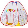 M MOLTO MOLTO - Tenda pop-up per bambini, impara e dipingi, tenda per dipingere e imparare vocali, numeri e animali, include pennarelli cancellabili con acqua. + 3 anni