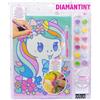DIAMANTINY Design Art Kawaii Unicorno con Fiori, Formato A4, 90018