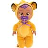 Cry Babies Tiny Cuddles Disney Simba, Bambola di Peluche ispirata a Simba di Il Re Leone, che Piange Lacrime vere, Giocattolo Regalo per Bambini e Bambine dai 18 Mesi in su