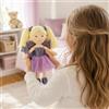 Sweety Toys 11766 - Bambola di Peluche da Principessa, 30 cm, Viola