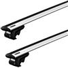 Thule Portatutto Thule con EVO WingBar Mercedes Benz C-Class (W203) 5-dr Estate con mancorrenti sul tetto (hagus) 04-06