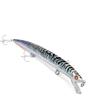 Seaspin Mommotti 160 SF - Esca Artificiale per la Pesca a Spinning, Long Jerk Minnow Galleggiante 160 mm 21 g - Lanci Lunghi, Nuoto Reattivo - Per Predatori Marini (WHITE MACKEREL)
