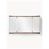 GUBI Specchio da parete orientabile Vanity - Marrone, Oro