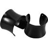 BESPORTBLE Bracciale Rigido da Donna in Lega di Zinco, Design Geometrico Lucido, Stile Punk, per Street Snap e Ogni Occasione