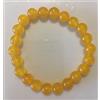 JEWELRY_PALACE Rare giallo sudamericano topazio 8 mm semi preziosa gemma bracciale