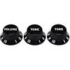 Fender Stratocaster® Knobs, Black (Volume, Tone, Tone) (3)