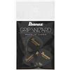 IBANEZ Flat Pick Sand Grip - Nero 6 pezzi (PPA14MSG-BK)