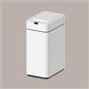 RICICLA FACILE Cestino Pattumiera Automatico con Sensore 9 L in Acciaio Inox Bianco JAH575