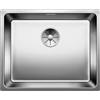 BLANCO ANDANO 500-U 522967 - Lavello con incasso sottopiano, sistema di scarico InFino, acciaio inox satinato
