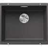 BLANCO SUBLINE 500-U - Lavello da cucina in granito sotto-top per basi di lavello con larghezza di 60 cm - SILGRANIT - Grigio - 523433