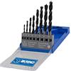 KRINO 5010202 Set 8 Pezzi Punte Legno WS 3÷10mm, Acciaio