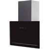 Cata Cappa decorativa Goya 70 BK/A Pannello di controllo touch 6 velocità 5+1 Turbo Livello sonoro 40 db Motore senza spazzole extra silenziosa Filtro antiappannamento-XL Larghezza 70 cm Colore nero
