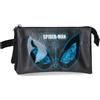 Marvel Joumma Marvel Spiderman Is Watching Us Astuccio Triplo, Nero, 22 x 12 x 5 cm, in PVC,