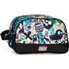 Movom Monsters Beauty Case Adattabile a Due Scomparti Nero 26x16x10 cm Poliestere