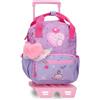 Enso Queen of Hearts Zaino da Passeggio Viola 23x28x10 cm Poliestere 6,44L