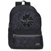 Pepe Jeans Eloise Zaino Adattabile al Trolley Laptop 15,6 Pollici Nero 31x44x17,5 cm Poliestere 23,87L by Joumma Bags