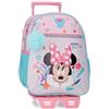 Disney Joumma Minnie Happy To Be Me Zaino con Trolley Rosa 27x33x11 cm Poliestere 9,8L