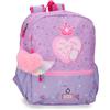 Enso Queen of Hearts Zaino Scolastico Viola 27x33x11 cm Poliestere 9,8L
