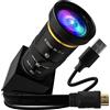 ELP Webcam USB 3.0 4K 60fps - Uscita HDMI e USB, doppio display, zoom manuale, zoom 10x, alta velocità, H.264, obiettivo 5-50mm
