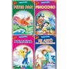 Edibimbi Peter Pan-Pinocchio-Pollicina-Re Artù e la spada Excalibur. Leggimi una fiaba. Ediz. illustrata