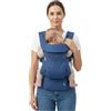 Koala Babycare Marsupio Neonato 0-36 Mesi Ergonomico da 3.2 a 20 kg - Marsupio Bambino con Seduta Evolutiva Regolabile in 3 Misure - Baby Carrier Cuore a Cuore, Fronte Mondo e Schiena