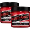 Manic Panic Rock'N'Roll Red Crème classique, vegan, sans cruauté, tinta per capelli semipermanente, 2 x 118 ml
