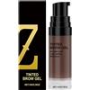 Generico Gel Per Sopracciglia Colorato Impermeabile, Gel Per Sopracciglia 3D Long Longing, 24 Ore Kit Di Trucco Per Sopracciglia Altamente Liquido Per Sopracciglia, Per Sopracciglia Delicata, Formula Impe