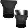 ifundom Phon in Plastico Nero Beccuccio Design Multifunzionale Silicone 2 Pezzi e Distribuzione Uniforme del Calore per Styling Chioma e Cura Professionale