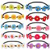 Zoriena Fascia Fiori 10 Pezzi Multicolore Coroncina Ghirlanda Fiori Elastico Regolabile per Donna Ragazza Matrimonio Festa Festival Spiaggia Fotografia Accessorio Capelli
