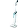 ROWENTA STEAM POWER ALL FLOORS Scopa Pulitore a vapore igienizzante antibatterico, senza prodotti chimici, 1200 W, Tappeto, Moquette, Piastrelle RY6597WH, Bianco/Blu