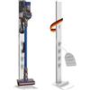 PureMounts, supporto per aspirapolvere compatibile con Dyson V6 Pro, V7, V8, Cyclone, V10 Total Clean, Torque Drive e V11, V12 Slim, V15 Detect Absolute, Gen5, bianco