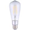 Shelly Vintage ST64 Lampadina LED Smart Wi-fi a Controllo Vocale, Compatibile con Alexa e Google Home, Dimmerabile, 750lmn di intensità Luminosa, Attacco E27