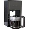 Rosenstein & Söhne Macchine da caffè americano - macchina da caffè a filtro: Design moderno- Macchina da caffè, fino a 12 tazze, 1,5 Litri, 1.000 Watt (filtro di design, moderna, tazza)