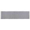Theko Dhurry - Tappeto Happy Cotton in 100% cotone, tessuto a mano, colore: grigio, 70 x 250 cm