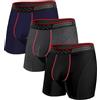Arjen Kroos Boxer Uomo Bamboo Confezione da 3 Pezzi Retro Mutande, XL