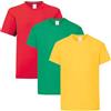 HiFEN Kids Short-Sleeved T-Shirts for girls & boys - Classic Fit Crew Round Neck Soft & Comfortable Children's T-Shirts Unisex Plain Kids T-Shirt School Uniform & Daily Wear Casual Top 3 to 15 Years 3 Pack