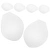 FRCOLOR Inserimenti 3D Anteriore per Costumi da Bagno Uomo, 6pezzi in Spugna Bianco per Piscina, Spiaggia e Nuoto Funzione Push Up