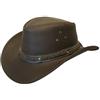 Infinity Leather Cappello da cowboy in vera pelle australiana Occidentale Entroterra Bush