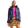 Desigual Padded_hamilton WOMAN WOVEN PADDED SHORT OVERCOAT Donna