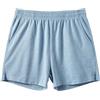 Amy Coulee, pantaloncini da uomo corti in cotone, 4 - Leggeri pantaloncini da notte, pantaloni da pigiama corti con tasche, Celeste., L