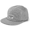 Blackskies Glacier 5-Panel cap Camp Uomo Donna Cappellino da Baseball Surfer Skater Snapback Strapback Grigio Lana | Uomo Donna cap - Basecap Unisex Streetwear Outdoor Estate Tempo Libero